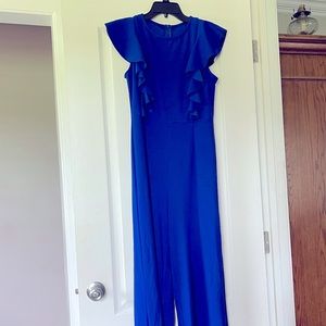 Blue jumpsuit
